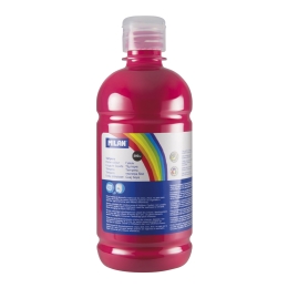 Bottle of 500ml magenta poster colour