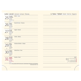 2027 Weekly Pocket Planner "New Praga" - Green (1)