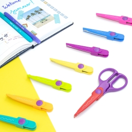 Decorative scissors MILAN with replaceable blades, set of 8 pcs (3)