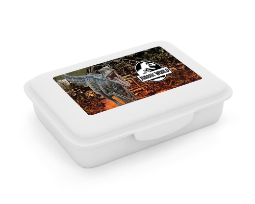 Jurassic World snack box with compartment
