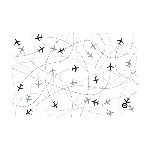Table mat 60x40cm Planes