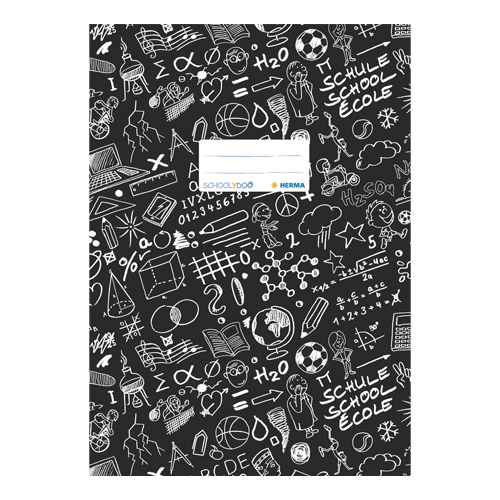 Schooldoo notebook cover A4 black / 1pc