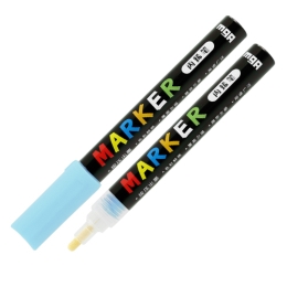 Popisovač M&amp;G MOCALO Acrylic Marker 2 mm akrylový, Aqua blue S610