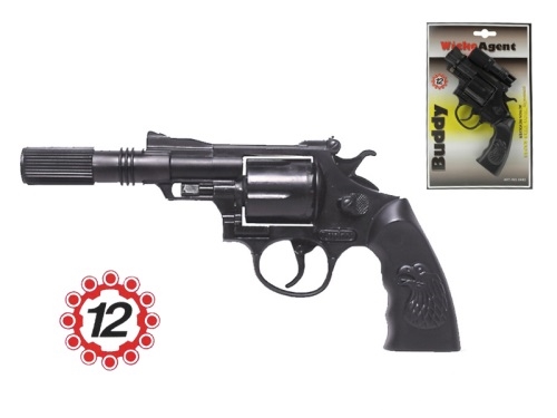 235mm plastic 12-shot Buddy Agent gun on TOC