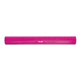 Pravítko MILAN "FLEX" ohybné 30 cm, ružové (1)