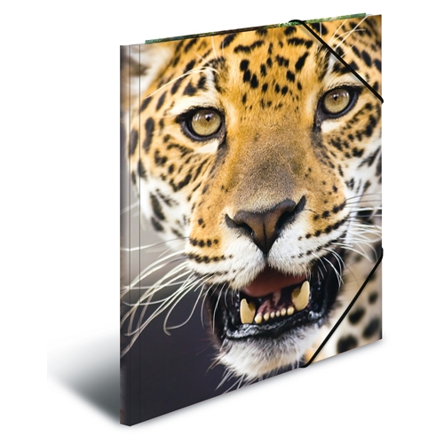 Doska s gumičkou PP A4 Leopard