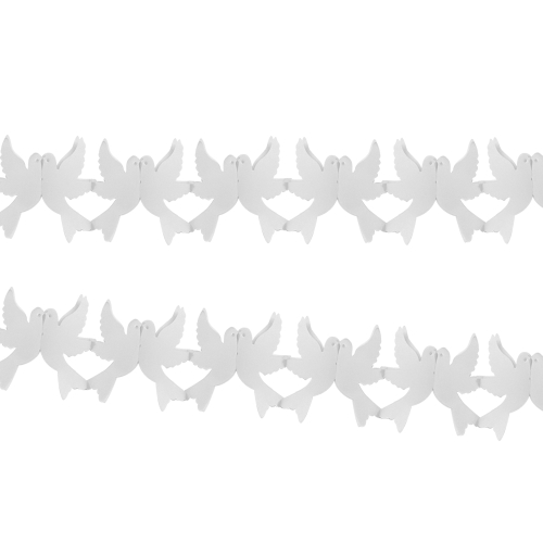 330339 Girlanda biele holubice