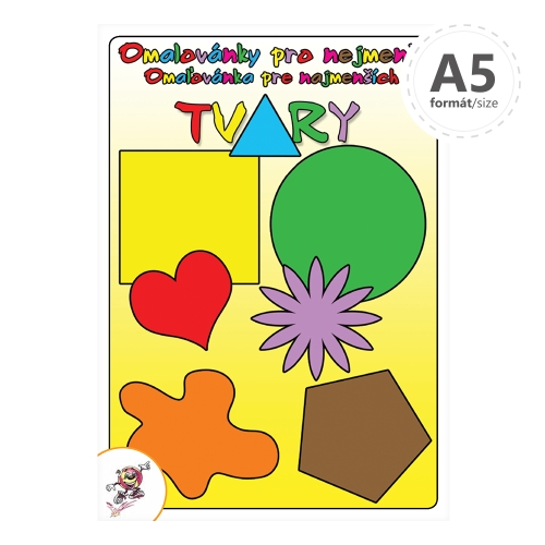Coloring book A5 - For the Littlest Shapes