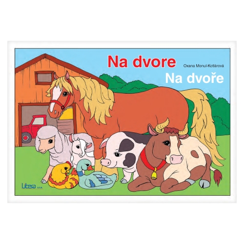 Omaľovanka A5 Litera - Na dvore