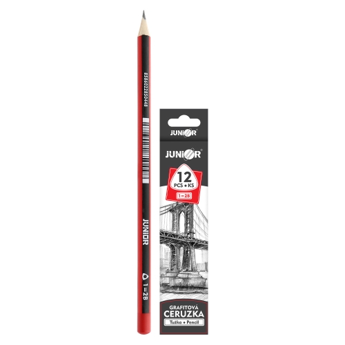 Triangular graphite pencil no. 1/2B