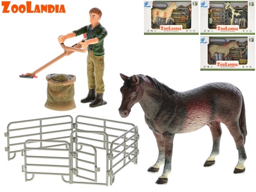 Zoolandia kôň s doplnkami 4druhy v krabičke