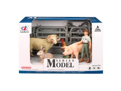 Plastic ram with pig and accessories in OTB