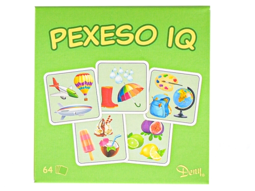 64pcs of paper IQ memory game in PBX