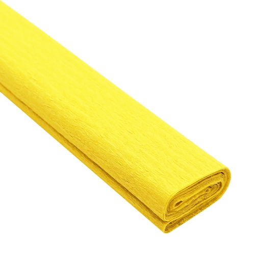 Crepe paper JUNIOR - yellow 04
