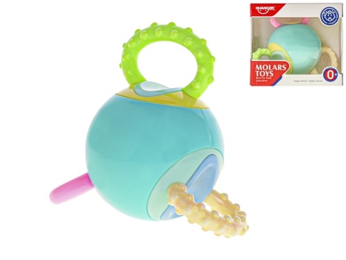 10,5cm plastic baby rattle for teething 0m+ in WBX