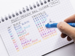 Pilot Frixion Fine Erasable Gel Pen 0.7 light blue