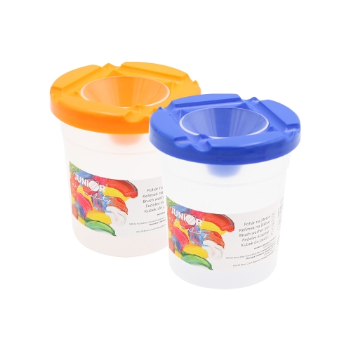 Plastic brush washer JUNIOR red/orange