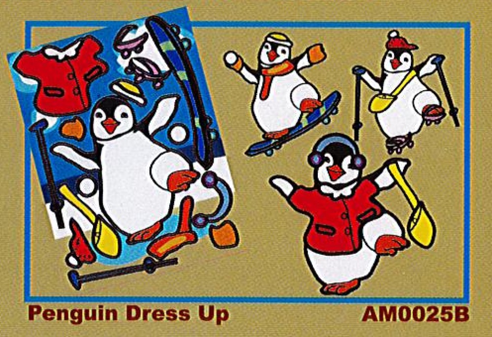 Magnetická hra Obleč ma ! - Medveď / Tučniak