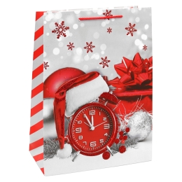 Christmas Gift Bag, 32x26x12 cm (assortment of 4 designs - price per piece) (4)