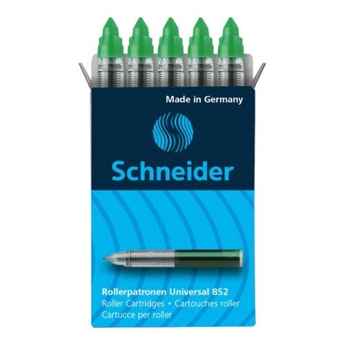 Bombičky do rollerov Schneider 852/5ks - zelená náplň