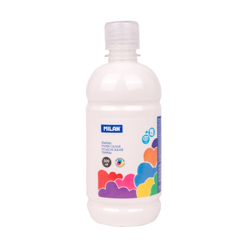 Farba temperová MILAN 500ml biela