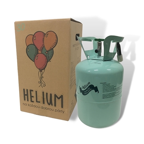 Héliová fľaša na 30 balónov