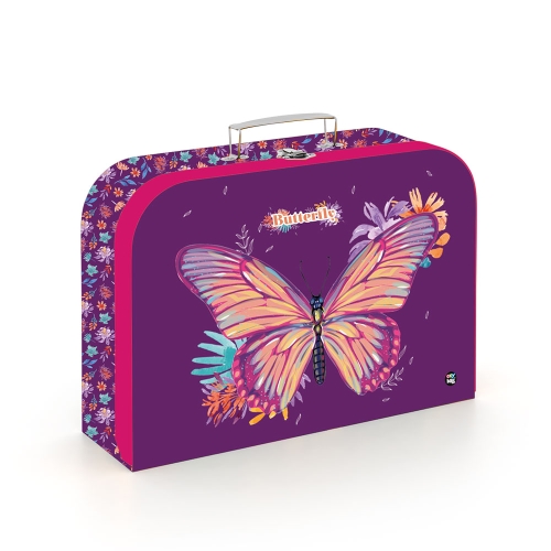 Children's laminate suitcase 34 cm Butterfly