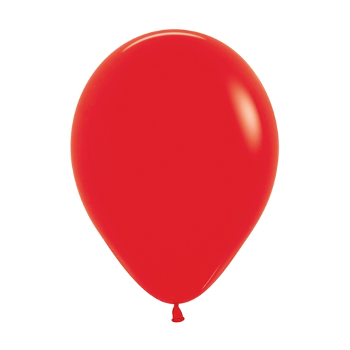 Balón Solid 25 cm, červený /100ks/