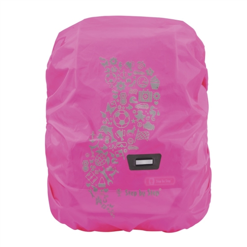 Raincoat for school briefcase or backpack, pink