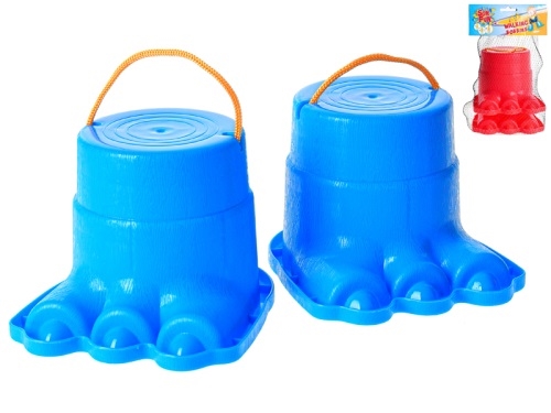 Kocky/chodúle 10,5cm 2farby v sieťke