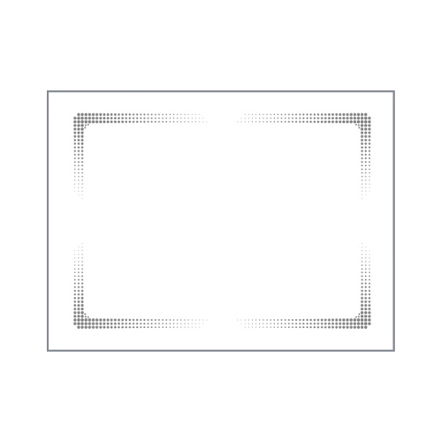 Paper tablecloth 30 x 40 cm white /200 pcs/