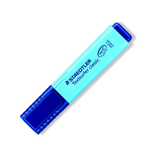 Highlighter, 1-5 mm, staedtler, blue