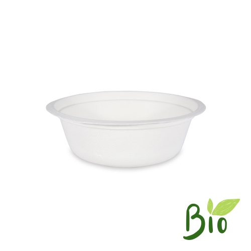 Round bowl BIO sugar cane 500ml, 15.5x5.5 cm (50 pcs. in a pack.)