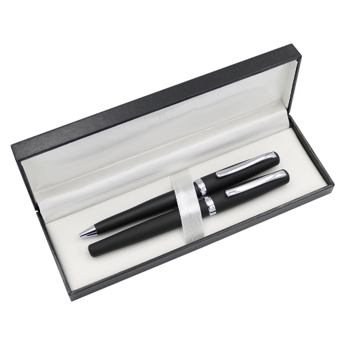 Set DUKE 209 B+F black, Ballpoint pen + Fountain pen