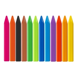 Box 12 triangular MAXI Plastipastel (contains 2 fluo colours) (1)