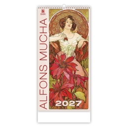 2027 Alfons Mucha Wall Calendar