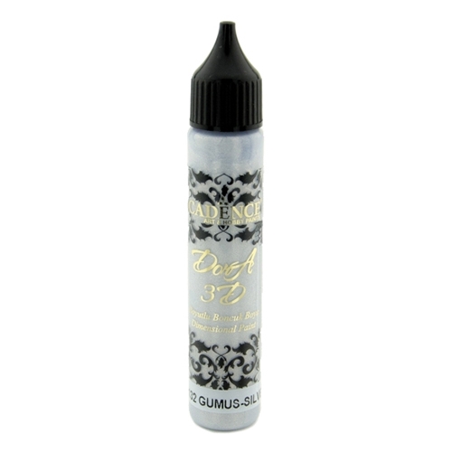 Metalická kontúra CADENCE, strieborná, 25 ml