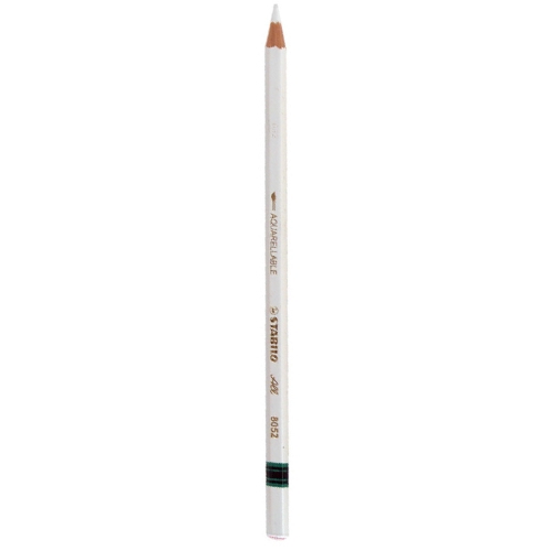 Colored pencil, hexagonal, for any surface, STABILO "All", white