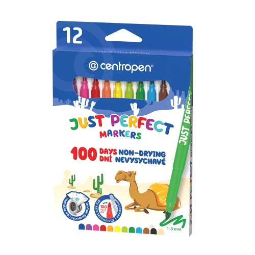 Markers CENTROPEN 2510 Just Perfect, set of 12 pcs (1)