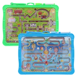 Tabuľa biela na písanie 310x225 mm /puzzle bludisko (4 varianty) (1)