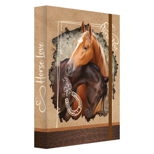 Box for notebooks A4 Jumbo Horse Love