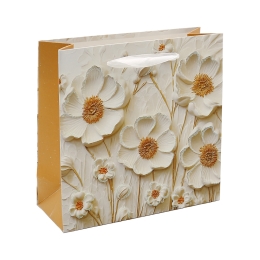 Gift bag 2049 Flowers, size S 14,5 x 6 x 15 cm (mix of 4 designs) (1)