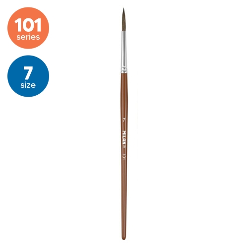 Pony hair brush round Nr.7, 101 MILAN