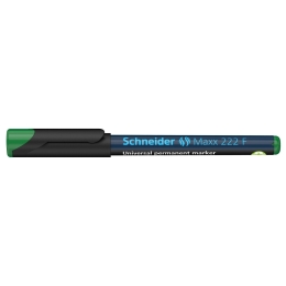 Popisovač univ. Schneider Maxx 222 permanent, hrot F - zelený (1)
