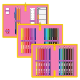 Pencil case full - 3 bunk, 43 pieces JUNIOR S9 Boom Bear (1)