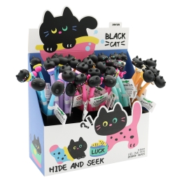 Pero gélové JUNIOR Black Cat 0,5 mm - modrá náplň /1ks