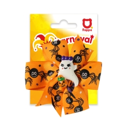 Hair clip orange ghost