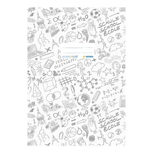 Schooldoo notebook cover A4 white / 1pc
