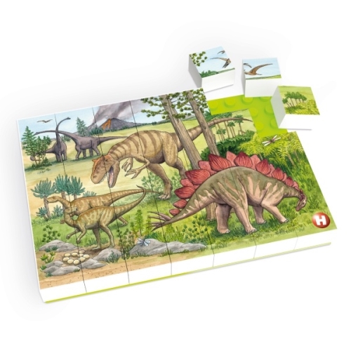 HUBELINO Puzzle-World of dinosaurs