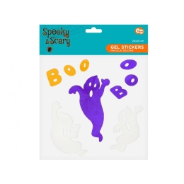 Gel stickers Ghosts - BOO, 20x20 cm